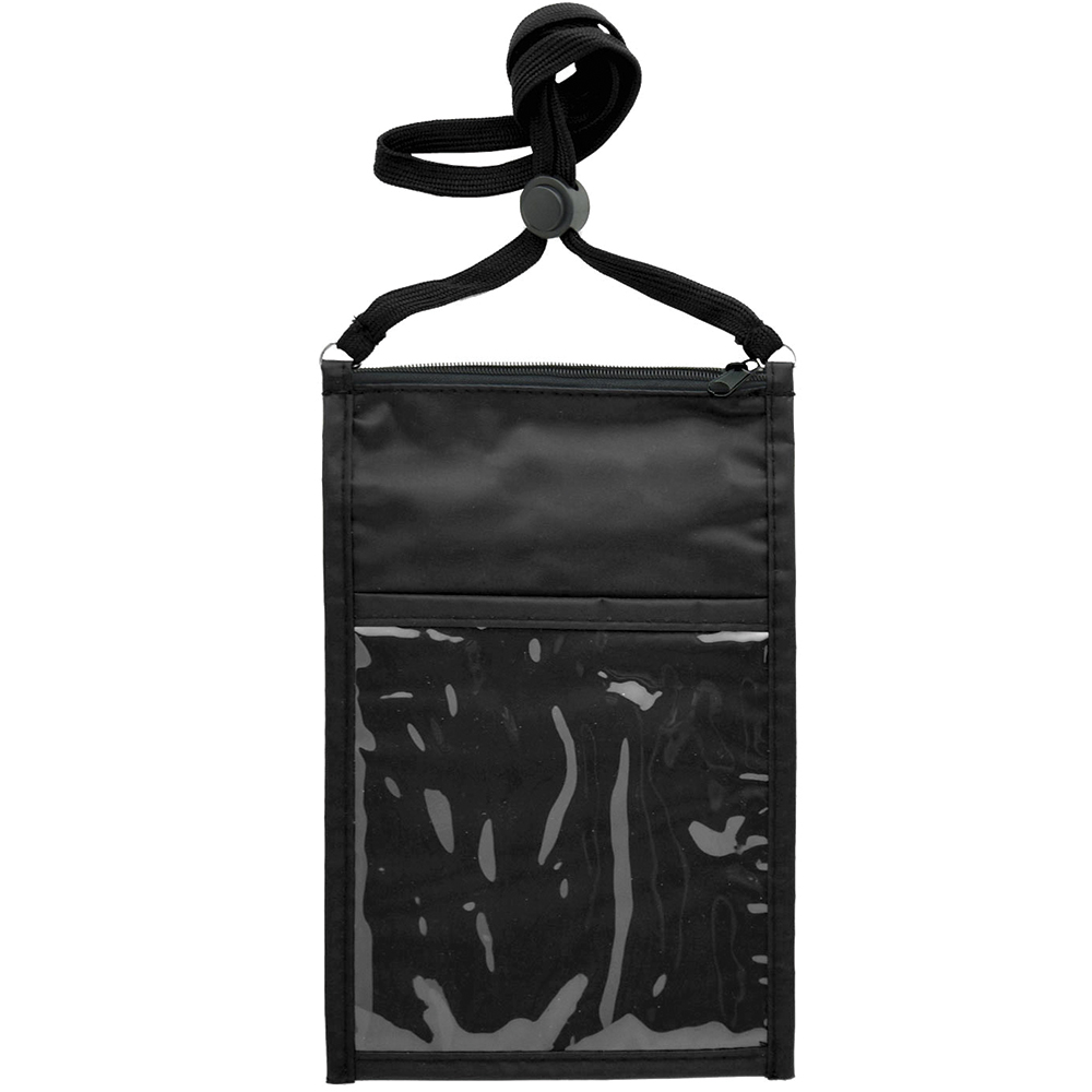 Picture of Large Double Pouch Neck Wallet