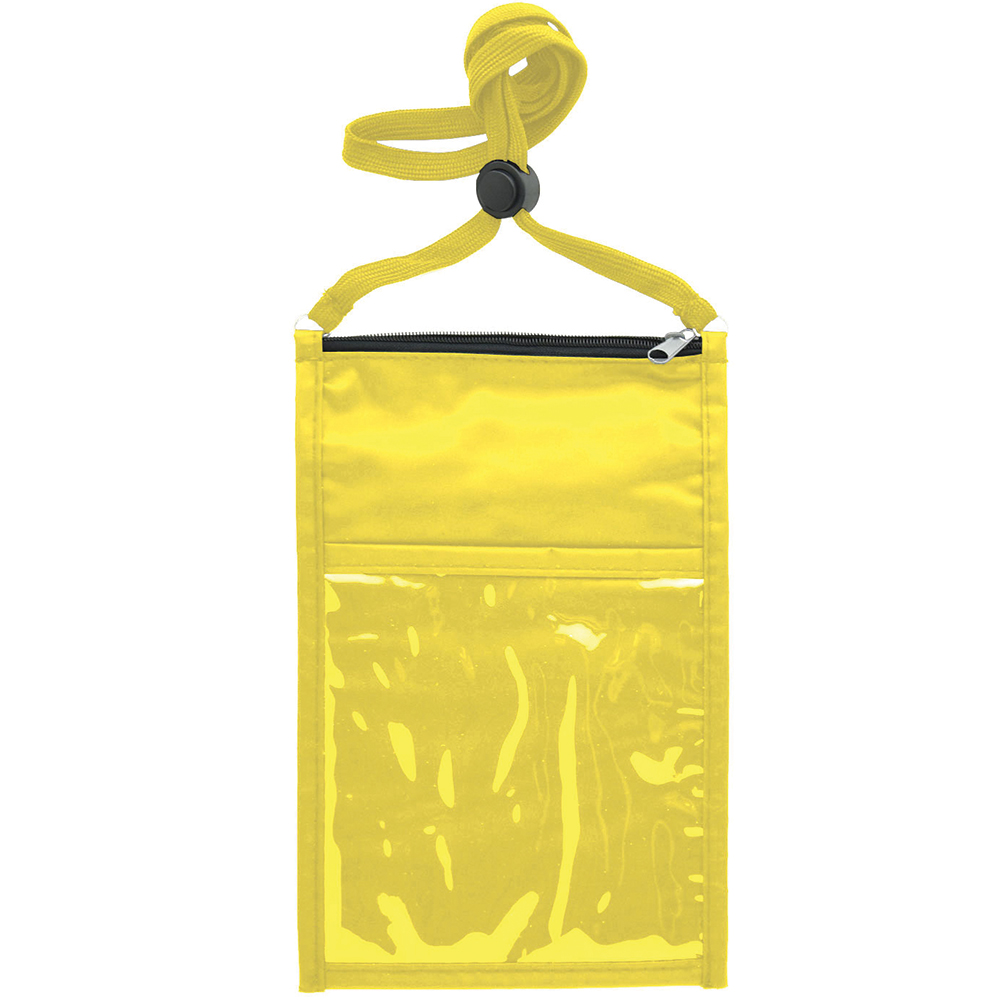 Picture of Large Double Pouch Neck Wallet