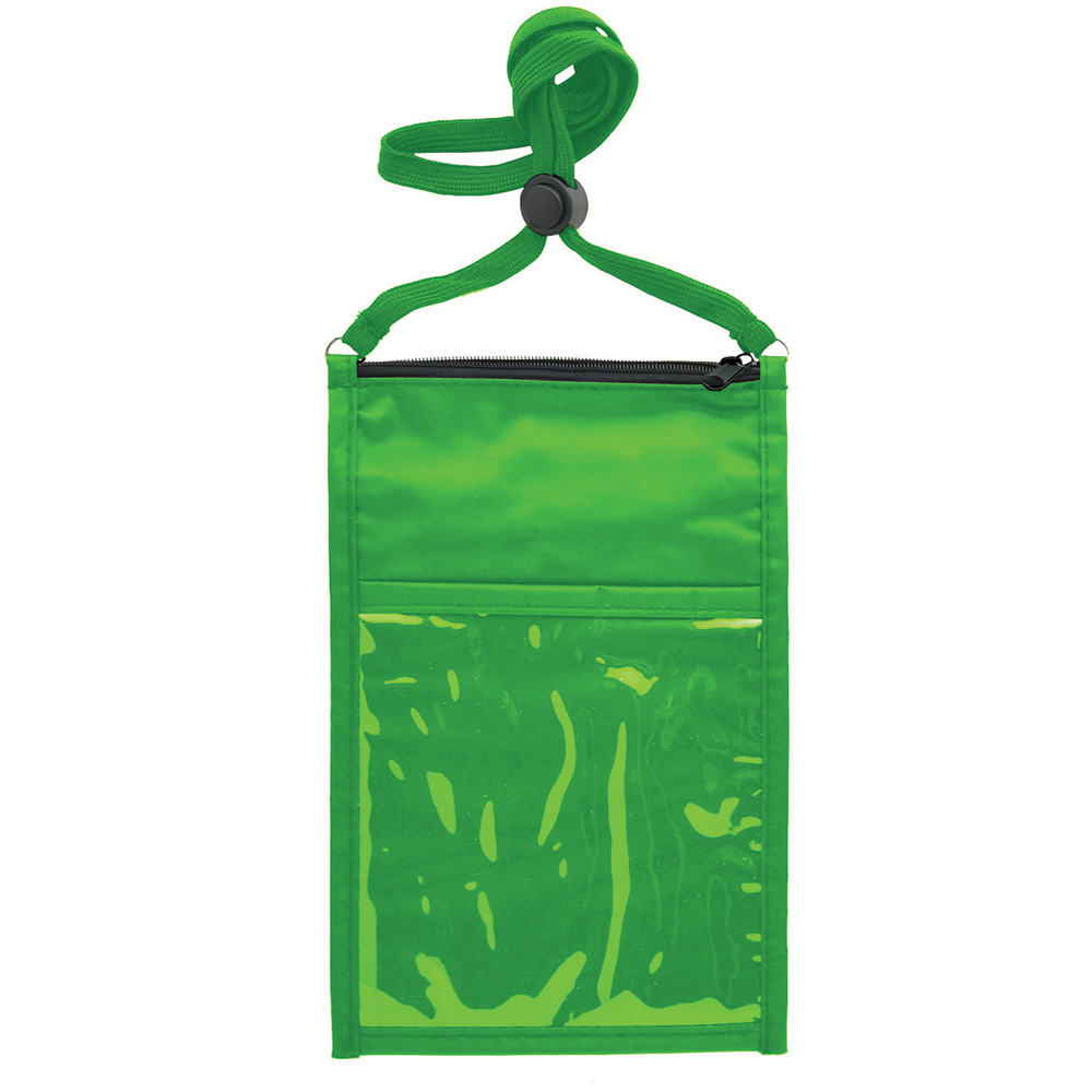 Picture of Large Double Pouch Neck Wallet
