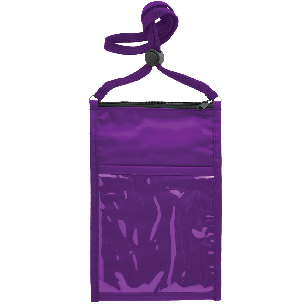 Picture of Large Double Pouch Neck Wallet