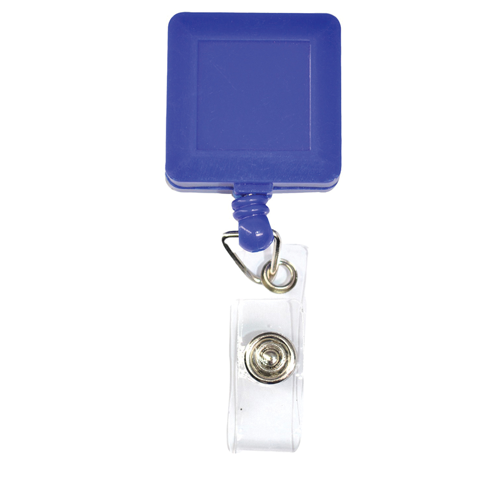 Picture of Square Retractable Badge Reel with Belt Clip