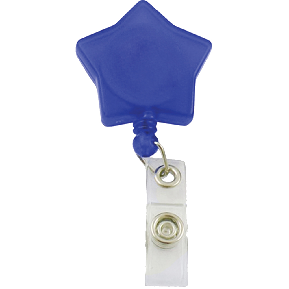 Picture of Star Shaped Retractable Badge Reel with Belt Clip