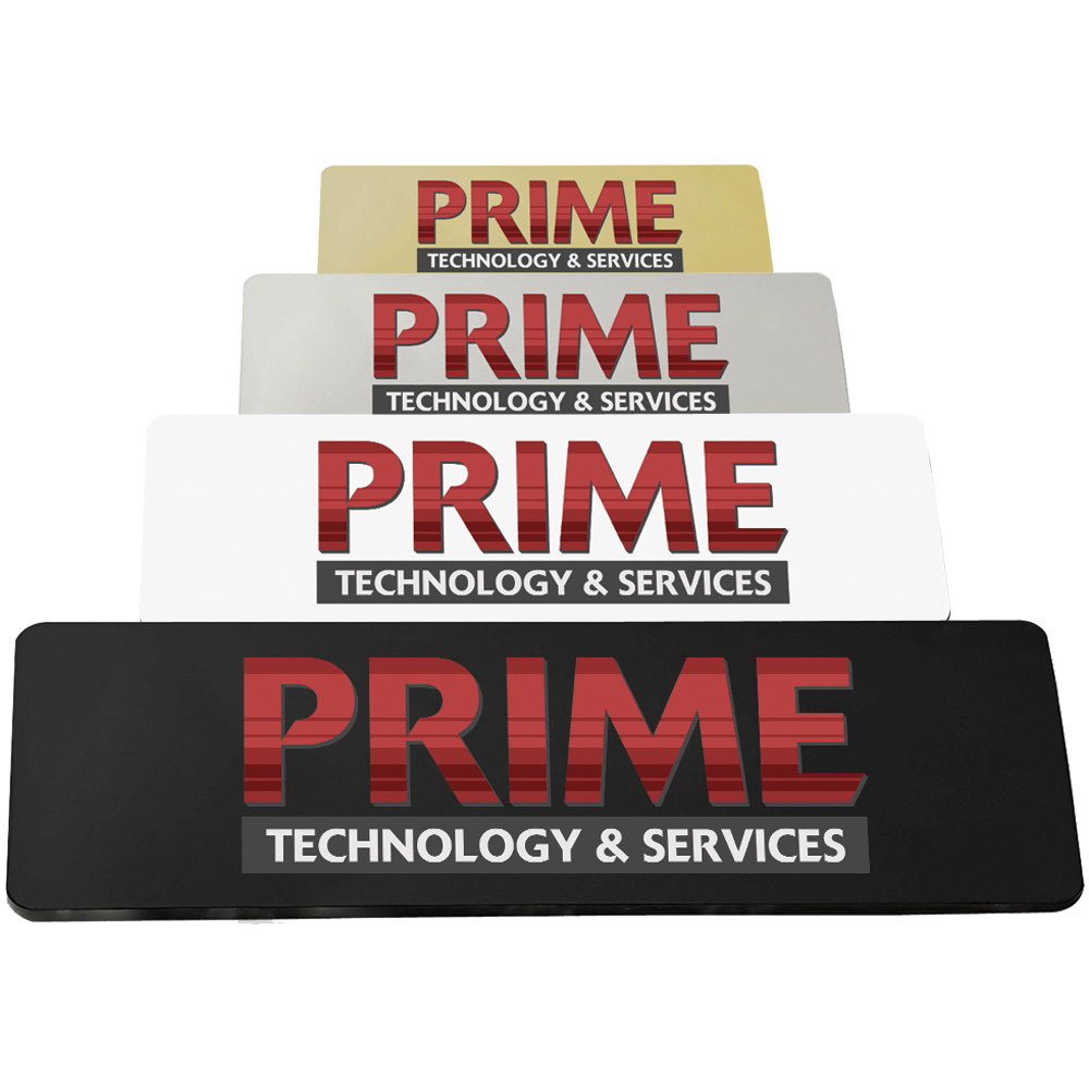 Picture of 3" x 1" Metal Name Badge