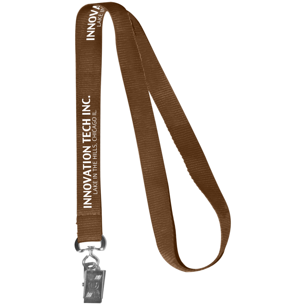 Picture of 0.62" Polyester Silkscreen Lanyard
