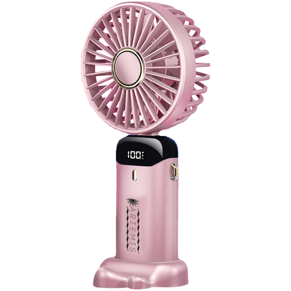 Picture of Rechargeable Digital Display Folding USB Fan