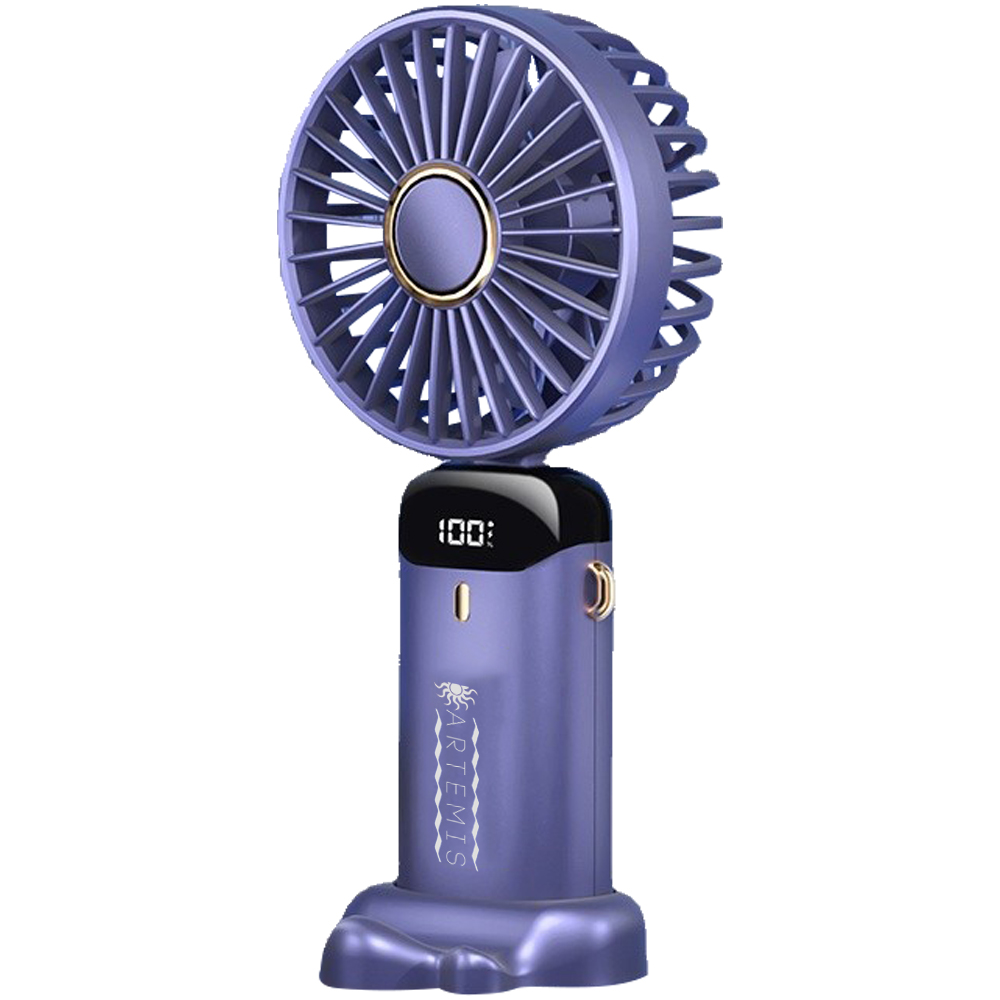 Picture of Rechargeable Digital Display Folding USB Fan