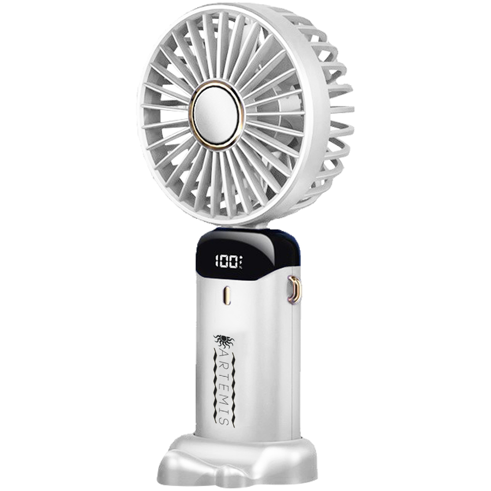 Picture of Rechargeable Digital Display Folding USB Fan