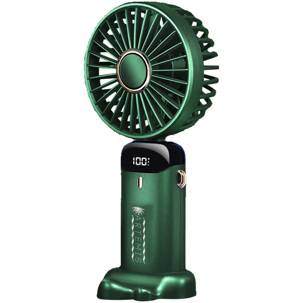 Picture of Rechargeable Digital Display Folding USB Fan