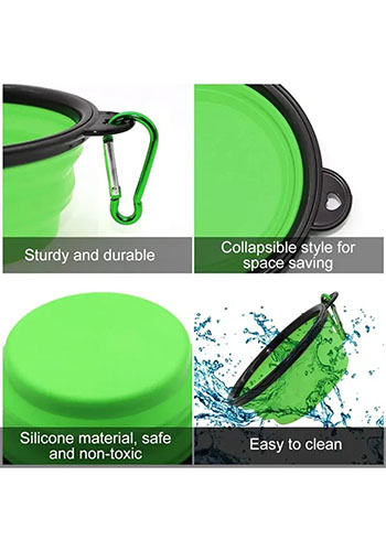 Picture of 350ml Collapsible Pet Bowl with Carabiner