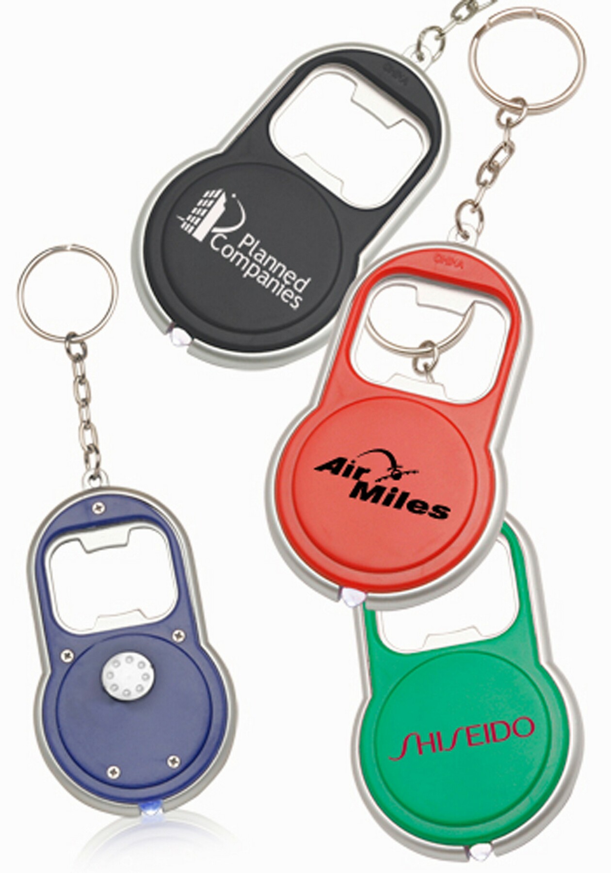 Picture of Bottle Opener Key Chain With LED Light