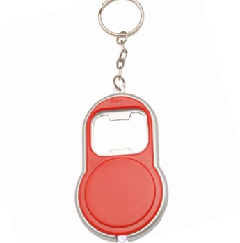 Picture of Bottle Opener Key Chain With LED Light