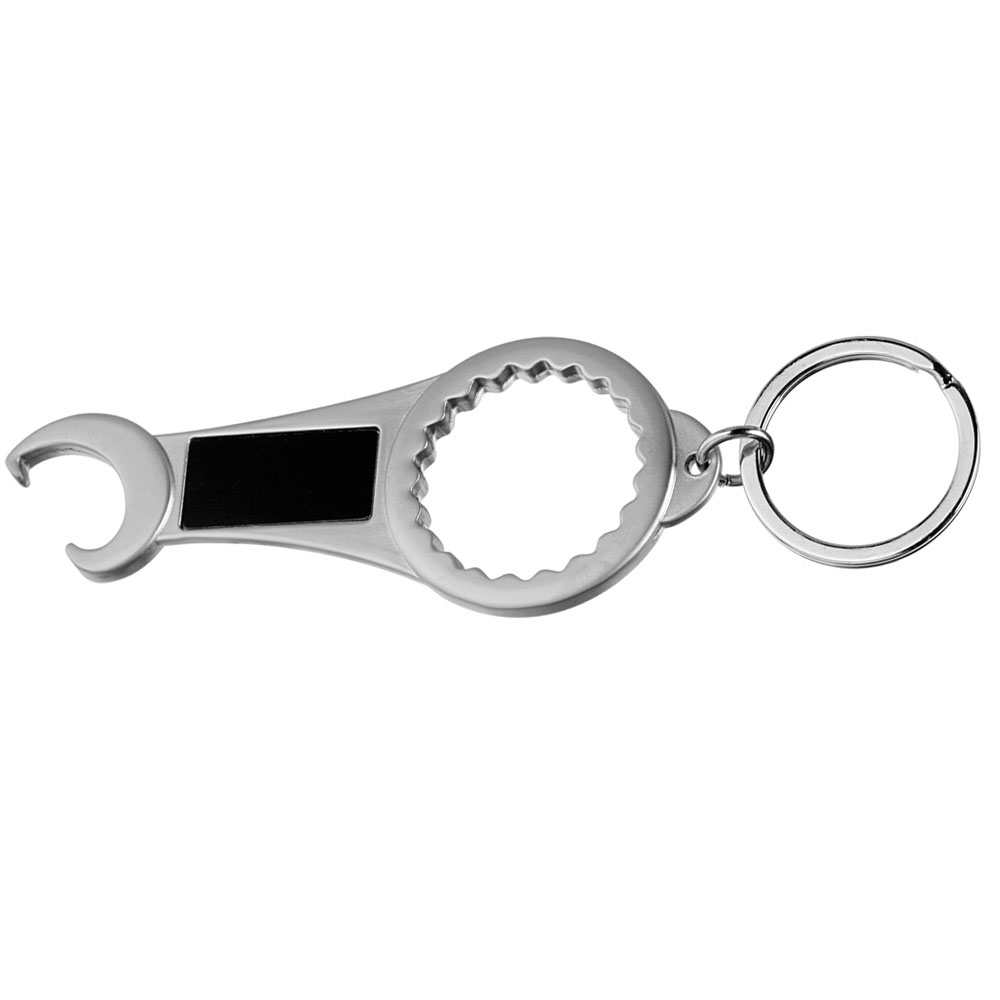 Picture of 2-in-1 Bottle Opener Metal Key Chain