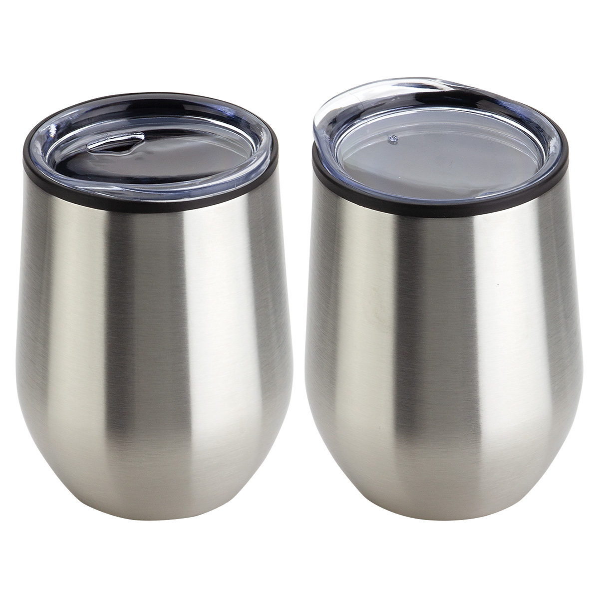 Picture of Onyx 12 oz Stainless Steel/Polypropylene Wine Goblet
