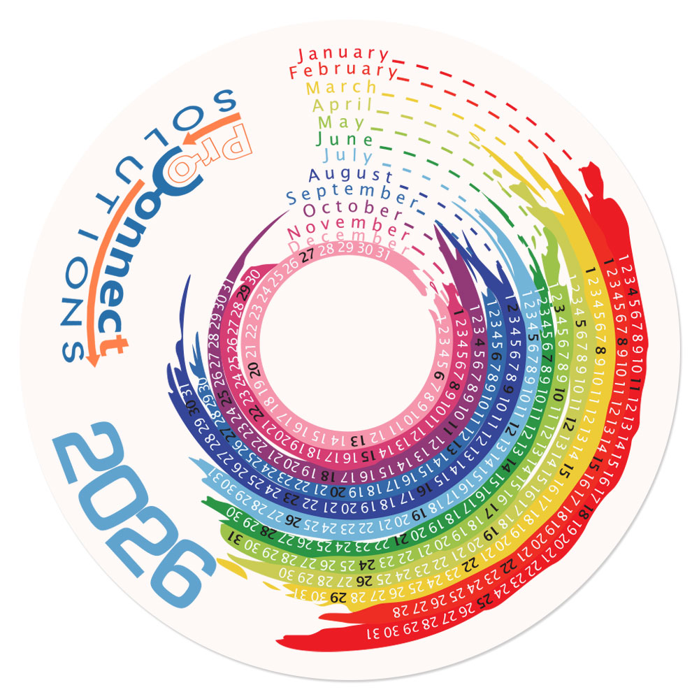 Picture of Color Splash Calendar Mouse Pads