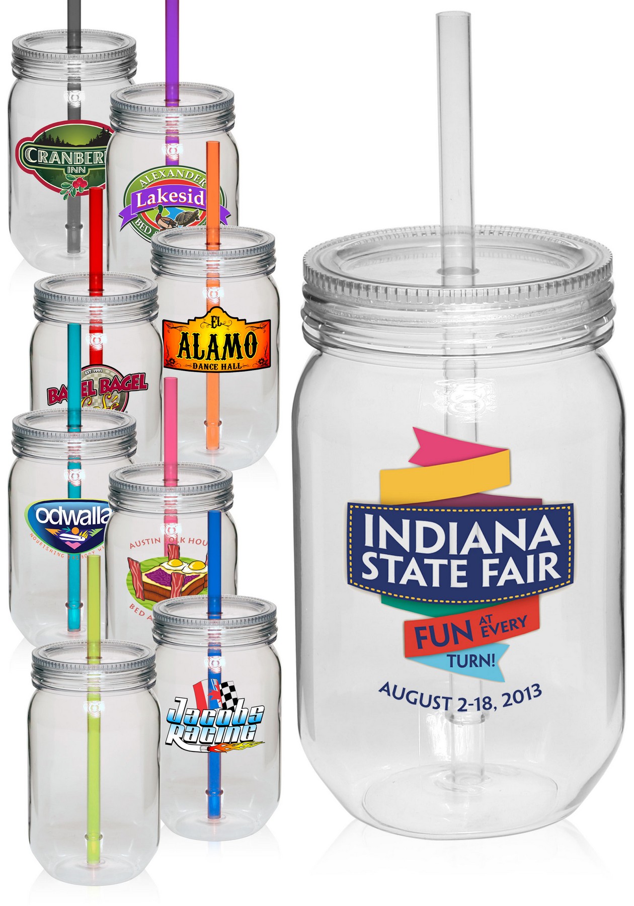 Picture of 24 Oz. Single Wall Mason Jars