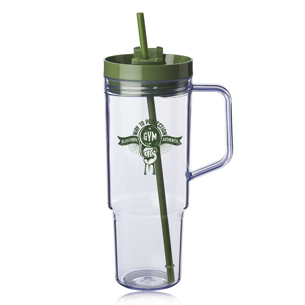 Picture of 40 oz. Lincoln Plastic Tumbler with Handle