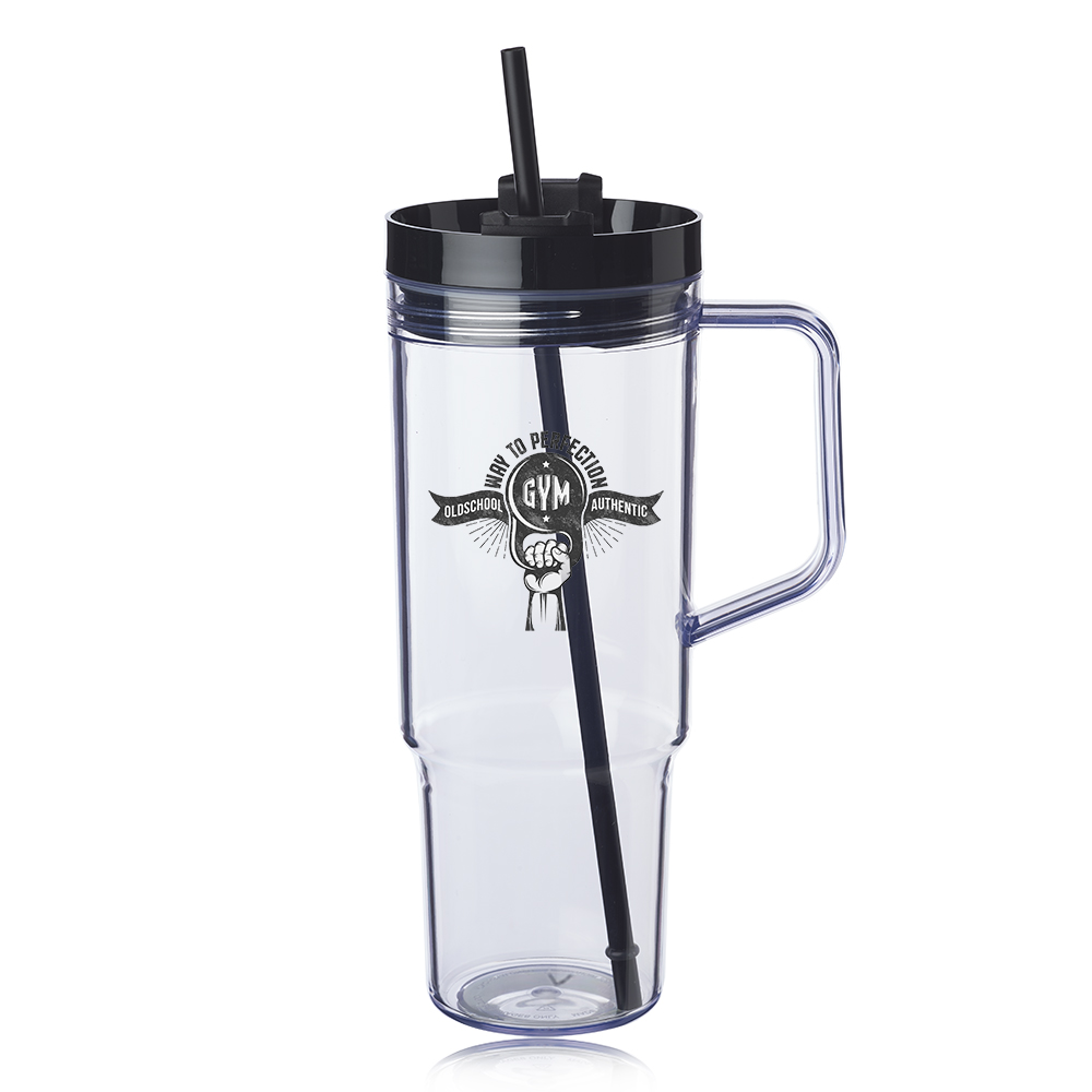 Picture of 40 oz. Lincoln Plastic Tumbler with Handle