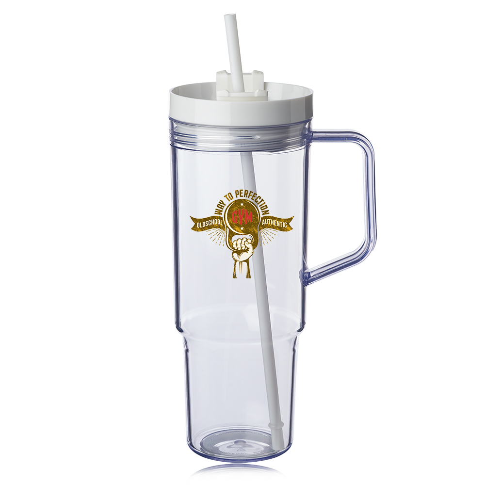Picture of 40 oz. Lincoln Plastic Tumbler with Handle
