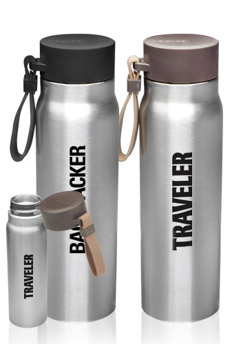 Picture of 17 Oz. Vacuum Insulated Water Bottles with Carrying Strap
