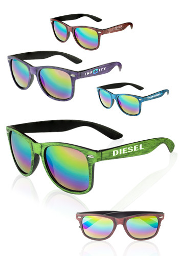 Picture of Orion Matte Woodgrain Finish Sunglasses