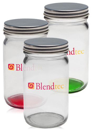Picture of 8 Oz. Small Color Mason Jars with Lids