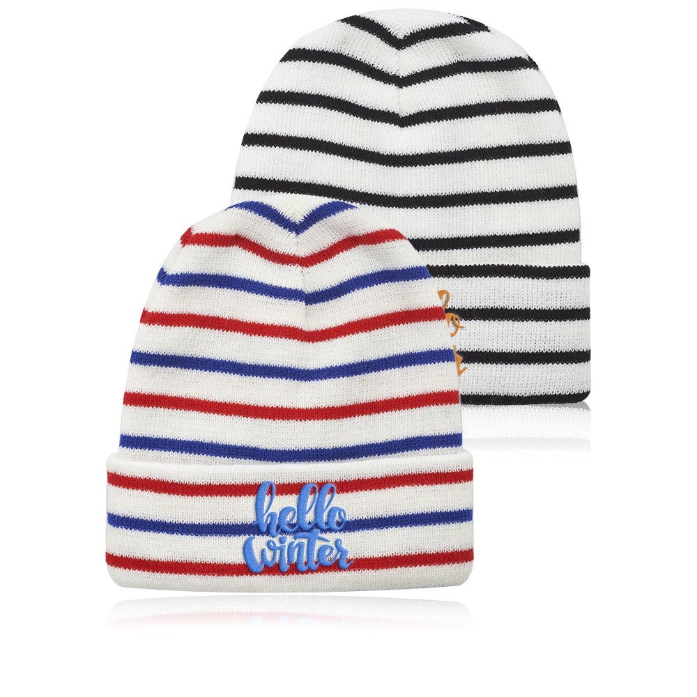 Picture of Caribou Striped Knitted Beanies