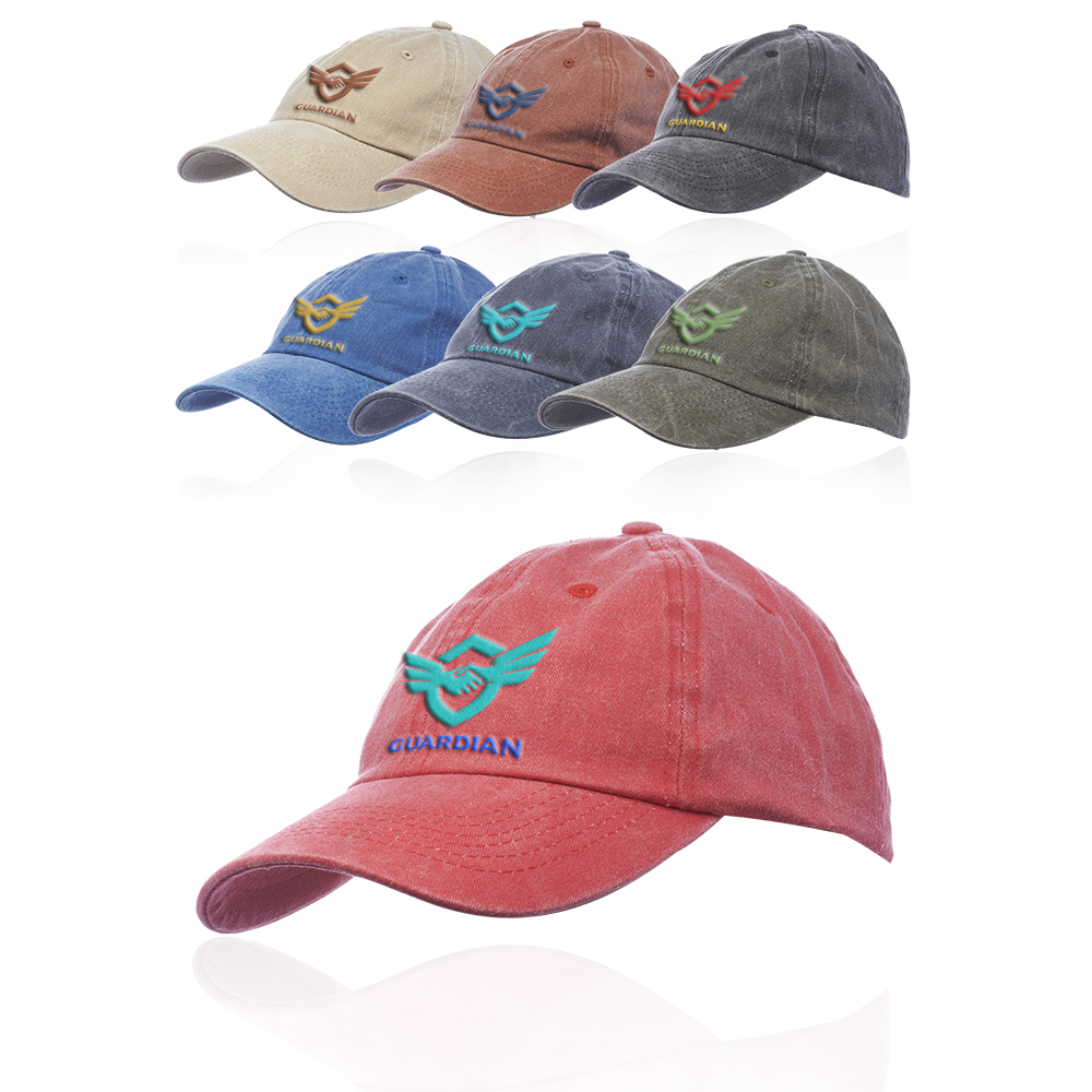 Picture of 6 Panel Washed Cotton Unconstructed Caps