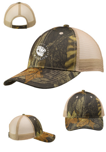 Picture of Woodland Camo Mesh Trucker Caps