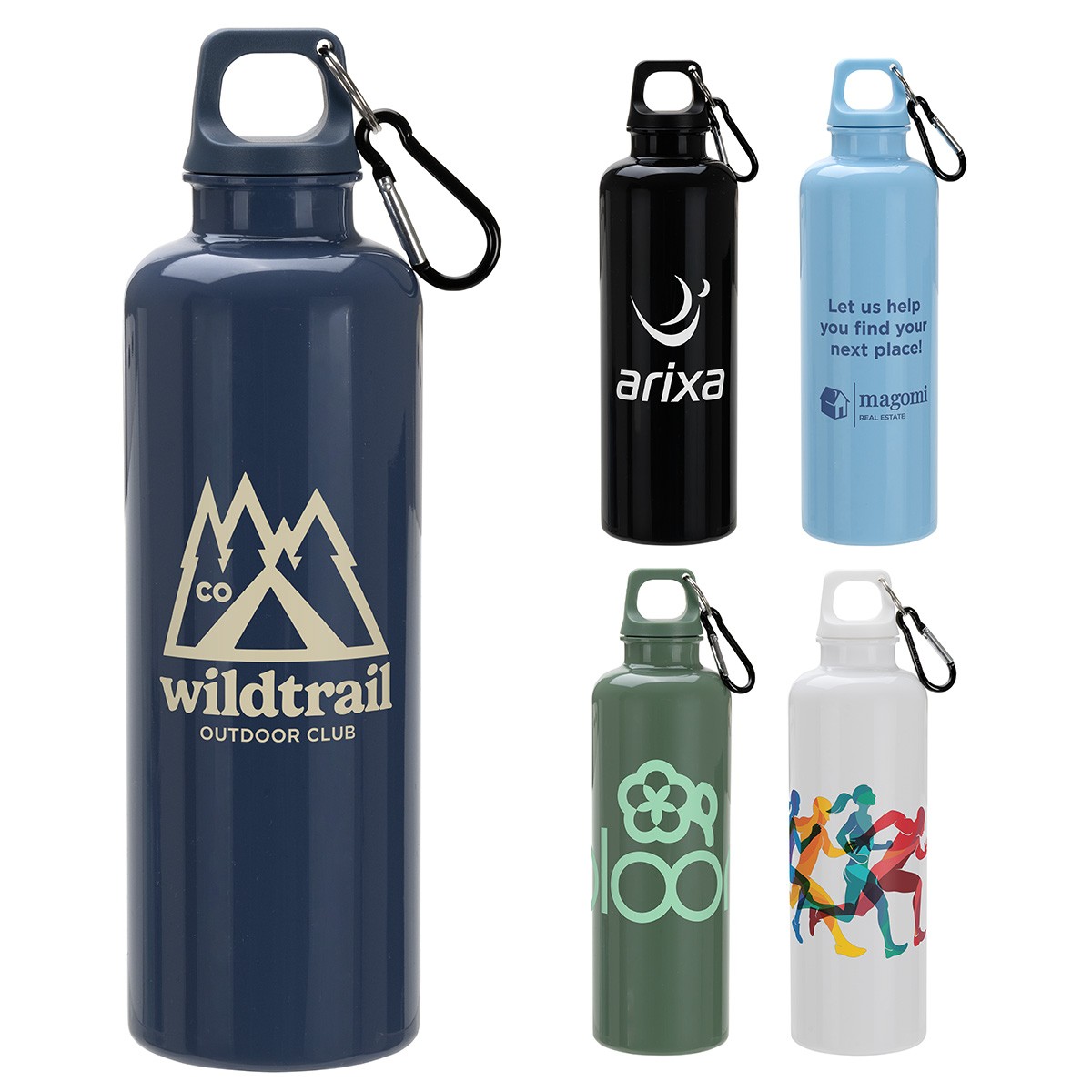 Picture of Aloha 25 oz RPET Reusable Bottle w/ Carabiner