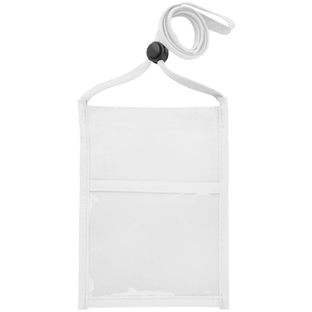 Picture of Premium Double Window Pouch Polyester Neck Wallet
