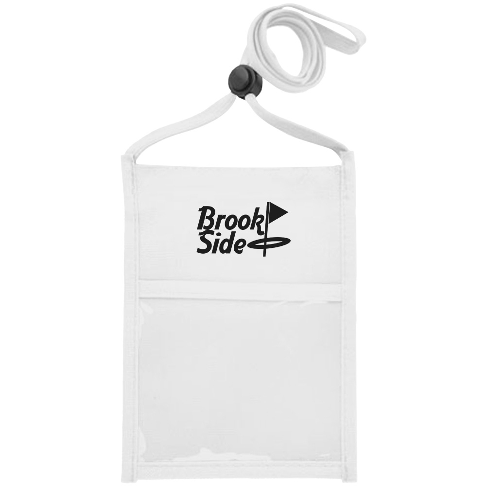 Picture of Premium Double Window Pouch Polyester Neck Wallet