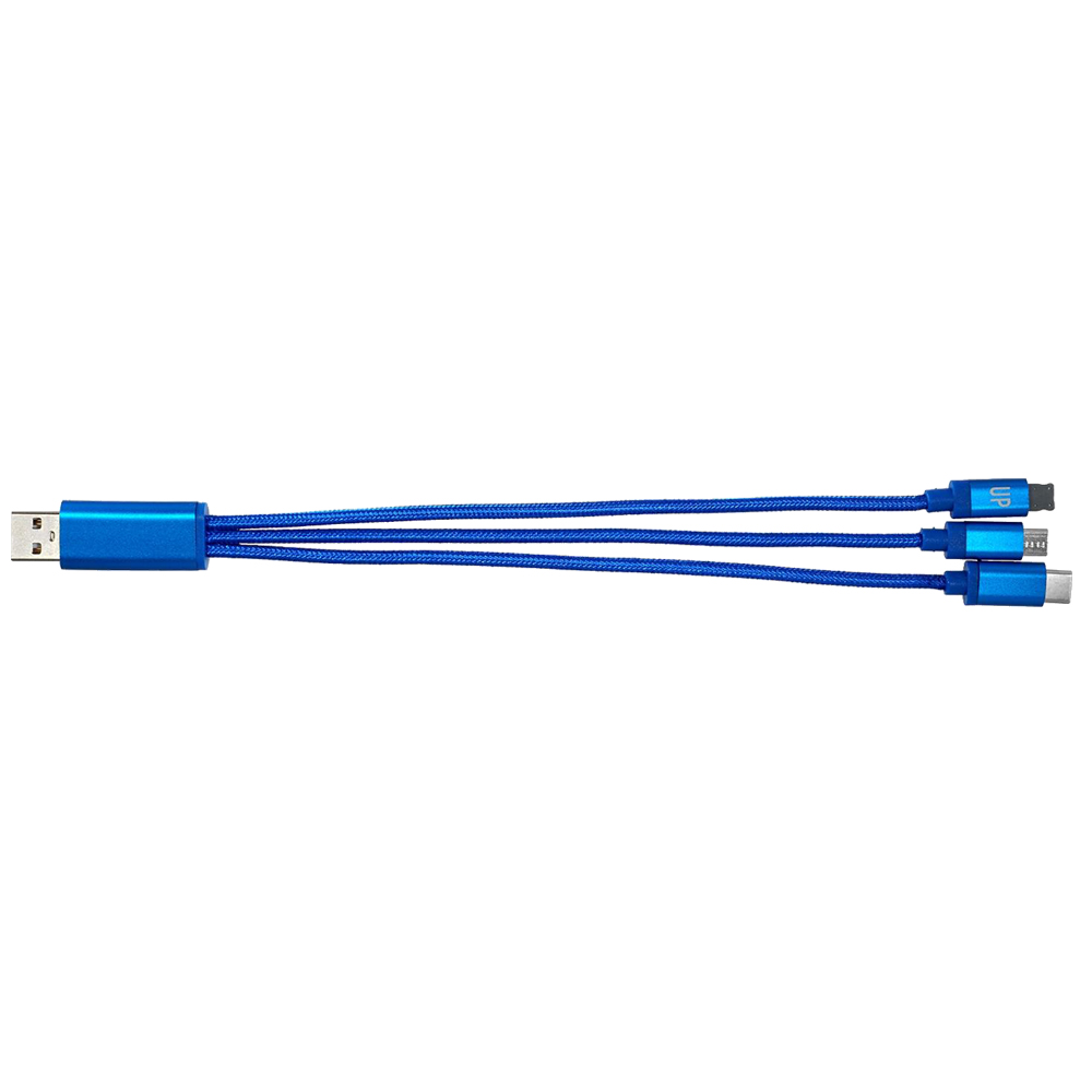 Picture of Metallic 3-in-1 Charging Cable