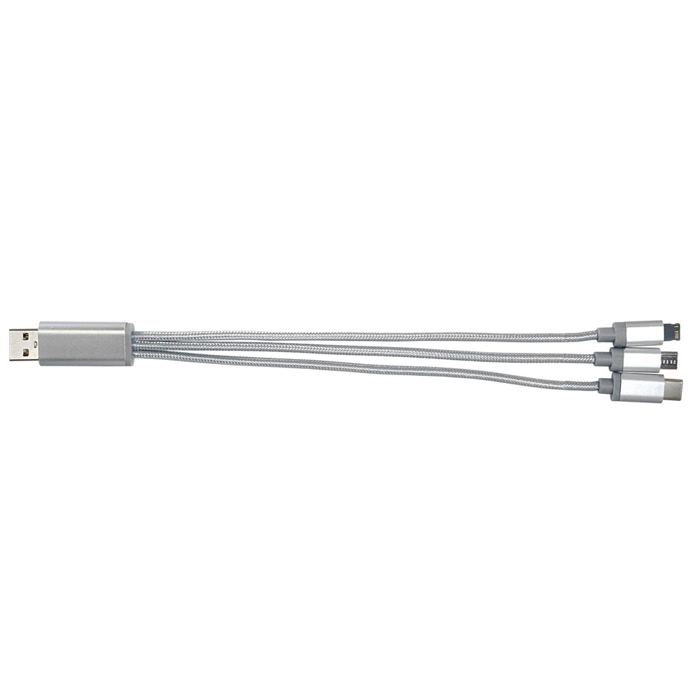 Picture of Metallic 3-in-1 Charging Cable