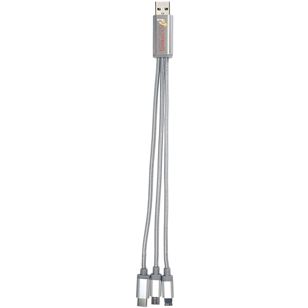 Picture of Metallic 3-in-1 Charging Cable
