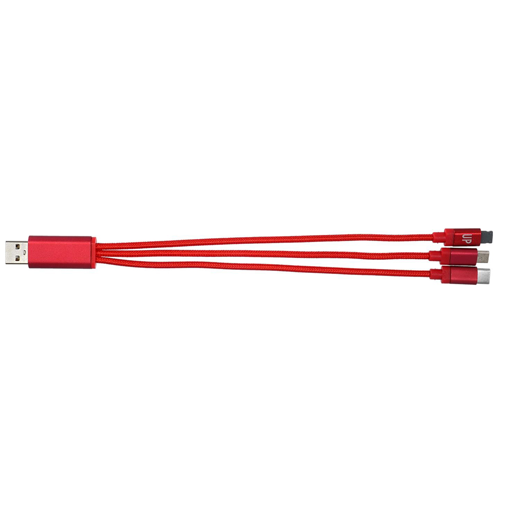 Picture of Metallic 3-in-1 Charging Cable