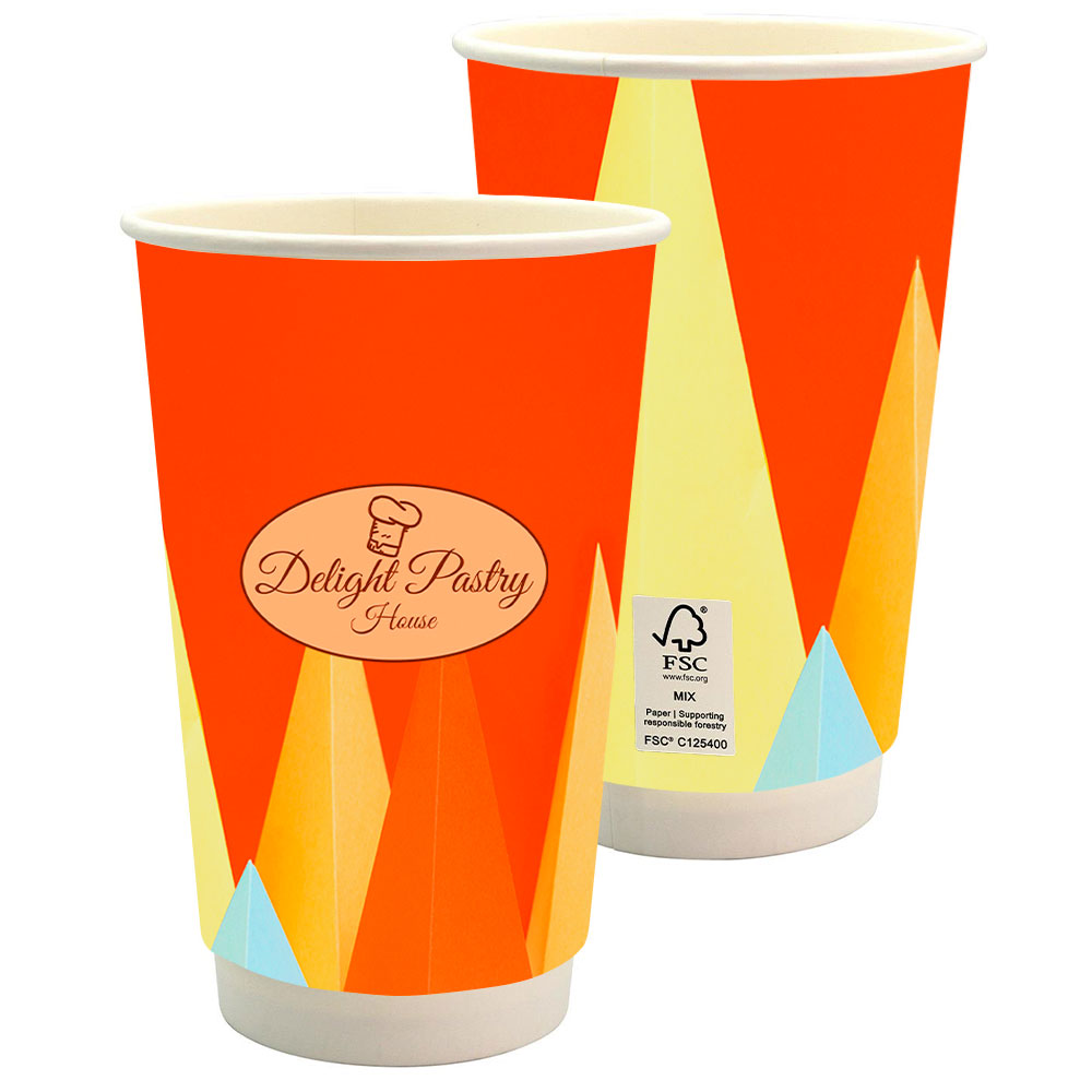 Picture of 16 oz. Full Color Paper Cup