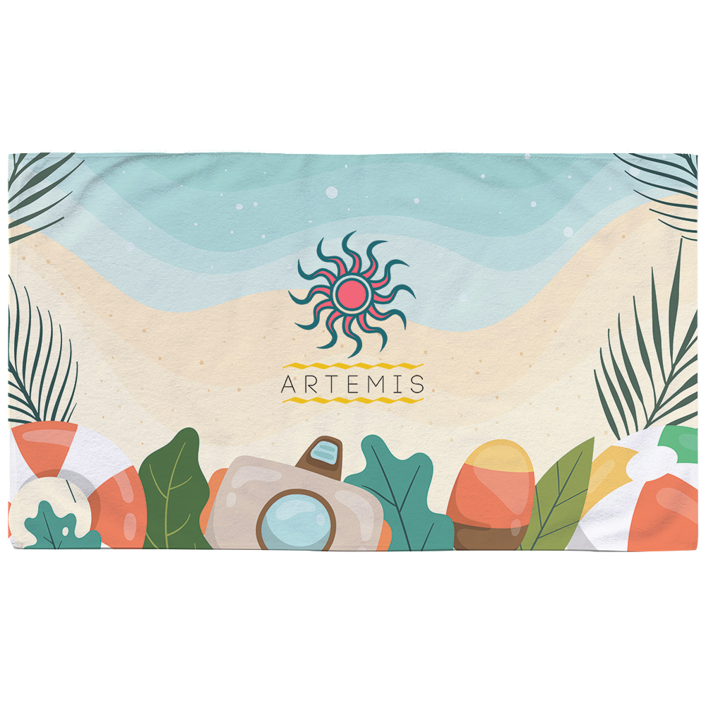 Picture of 60" x 35" Dye Sublimated Large Beach Towels