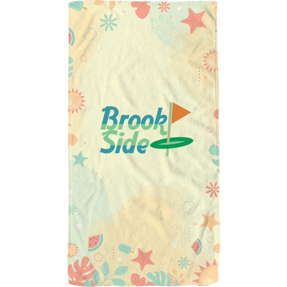 Picture of 30" x 60" Recycled Polyester Dye Sublimated Beach Towel