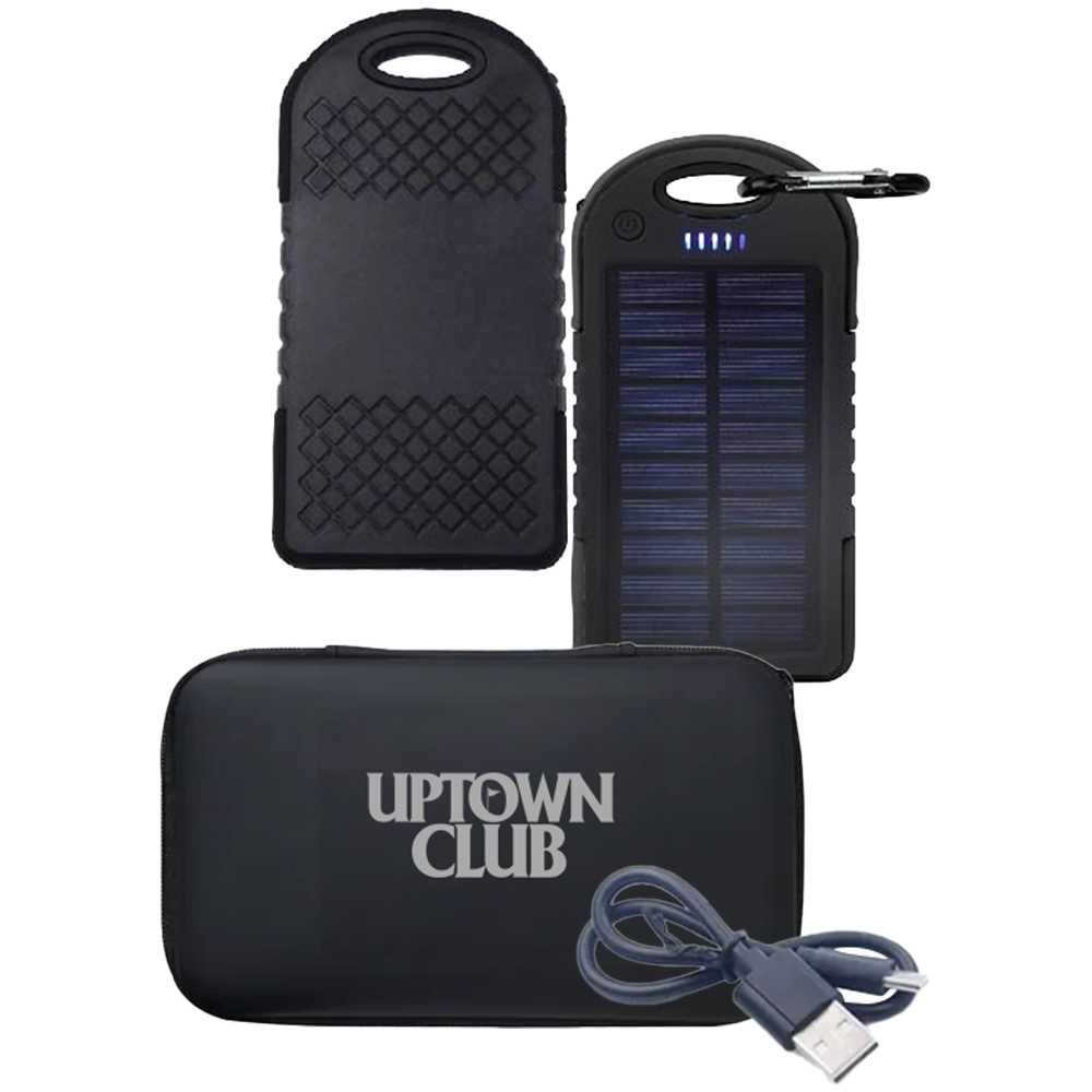 Picture of 4000 mAh Solar Power Bank With Storage Bag