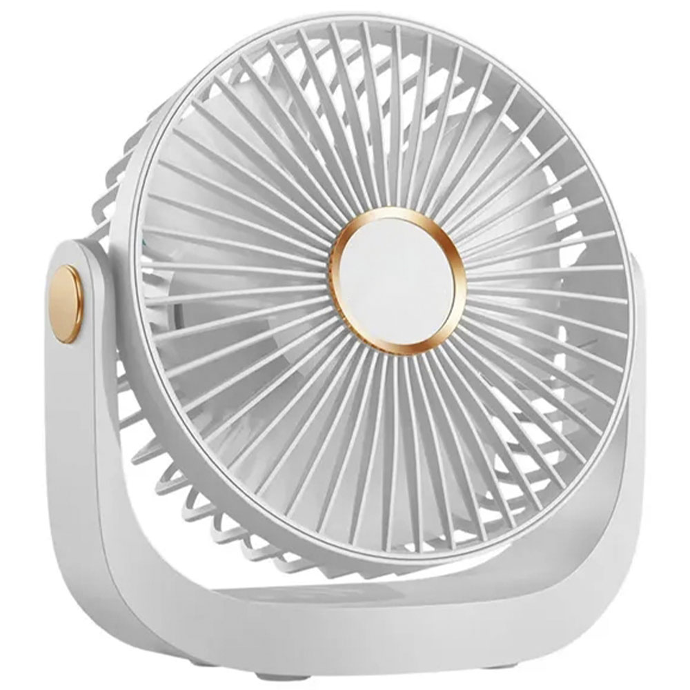 Picture of 5-Speed Portable Rechargeable Desk Fan with Cover