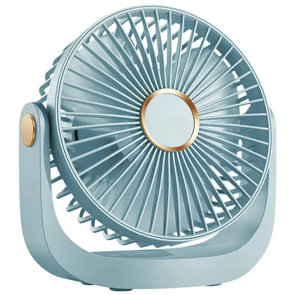 Picture of 5-Speed Portable Rechargeable Desk Fan with Cover