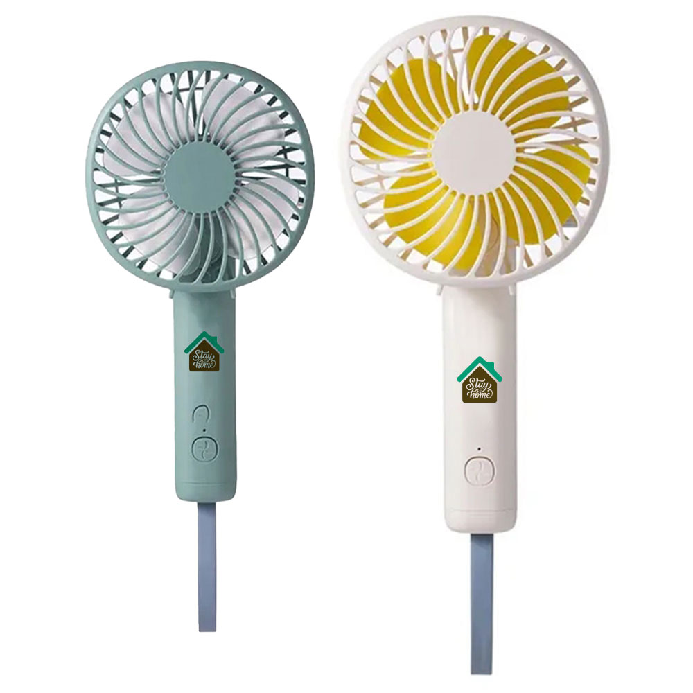 Picture of Portable Handheld Mini Fan with USB Lanyard