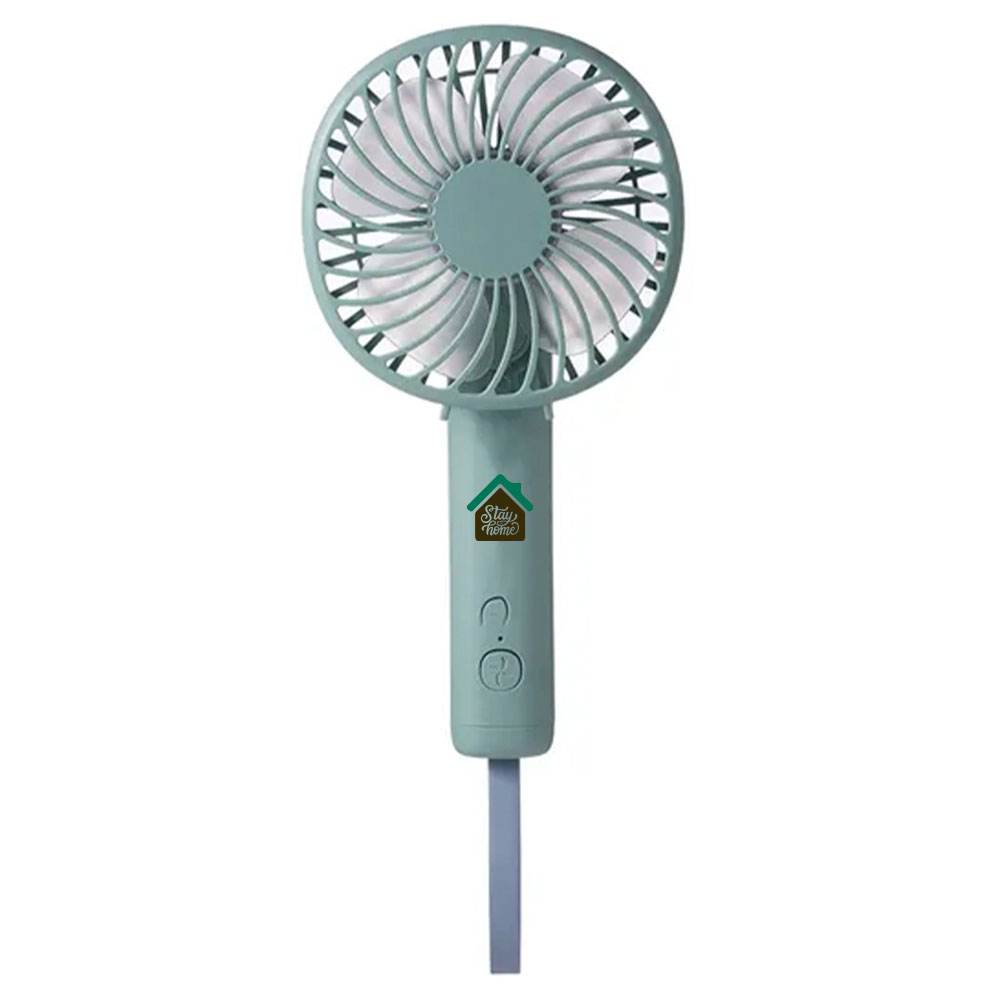 Picture of Portable Handheld Mini Fan with USB Lanyard