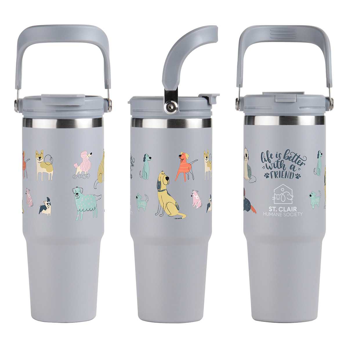 Picture of SENSO® Venture DuoFlow 30 oz Vacuum Insulated Stainless Steel Travel Tumbl