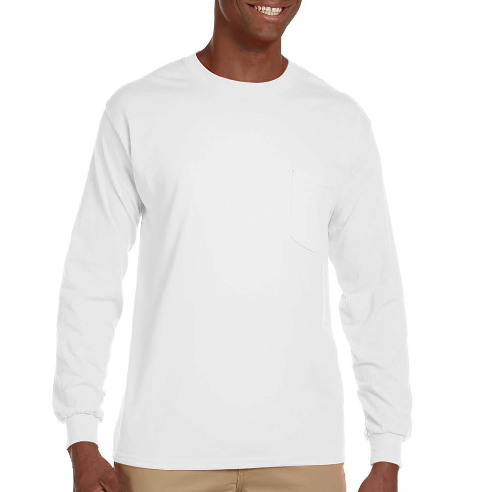 Picture of Gildan Ultra Cotton? Long Sleeve Pocket Shirts