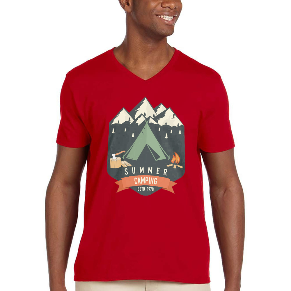 Picture of Gildan Adult Softstyle V-Neck Shirts
