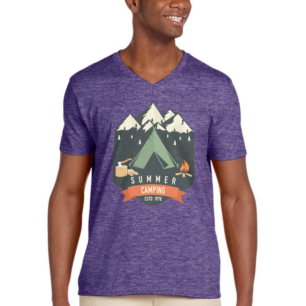 Picture of Gildan Adult Softstyle V-Neck Shirts