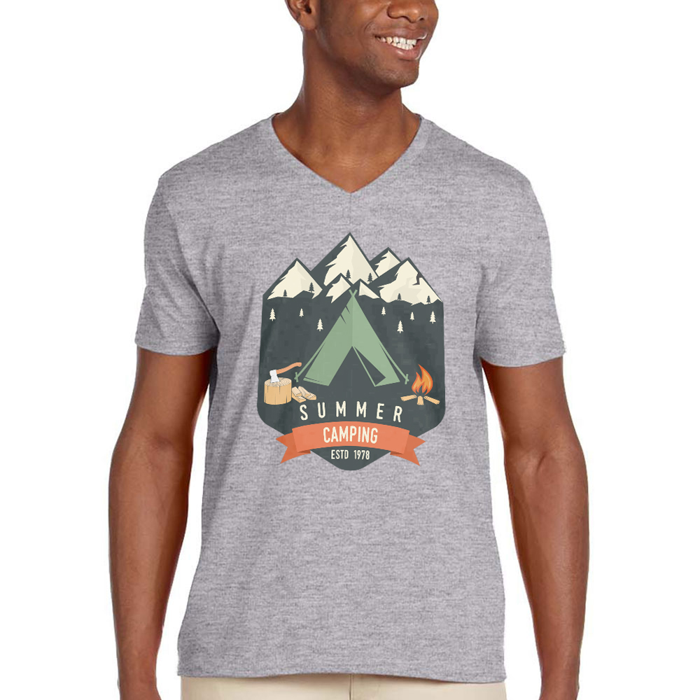 Picture of Gildan Adult Softstyle V-Neck Shirts