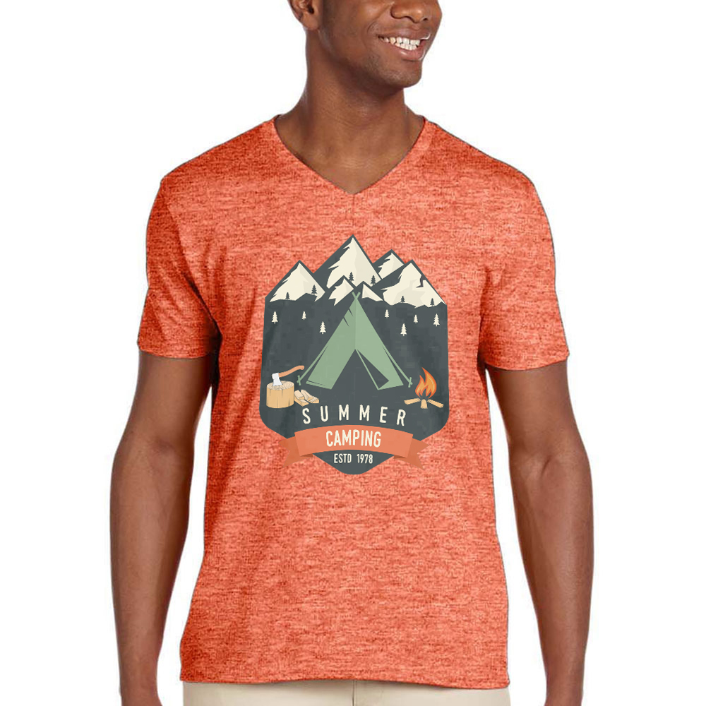 Picture of Gildan Adult Softstyle V-Neck Shirts