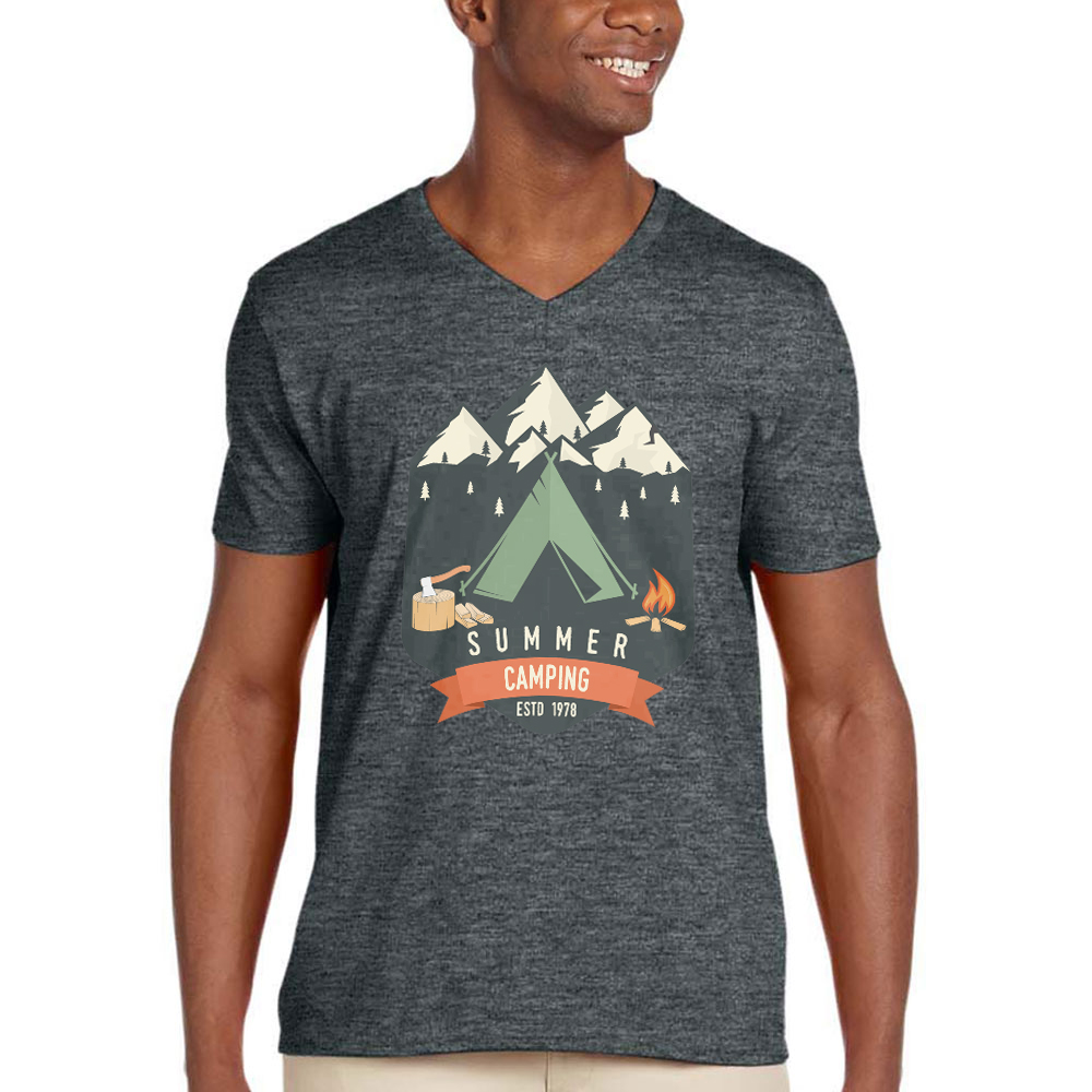 Picture of Gildan Adult Softstyle V-Neck Shirts